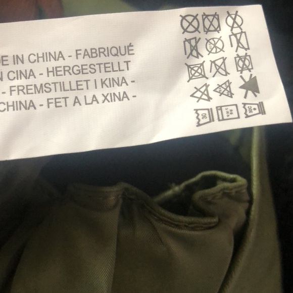 𝅺zara Green Faux Leather Mini Skirt Size Small - Picture 8 of 10